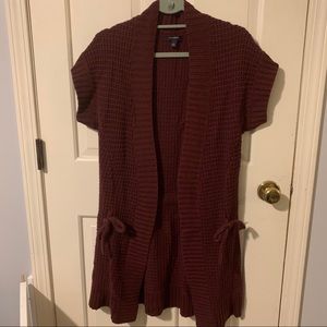 Banana Republic Long Knit Open Front Cardigan
